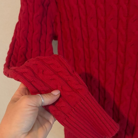 Bruzer University of Cincinnati Red Cable Knit Sweater - Picture 4 of 7